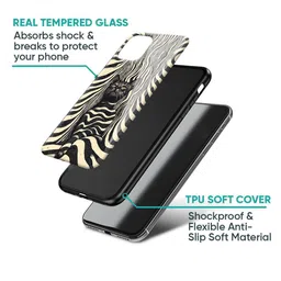 QRIOH Geometric Printed iPhone 16 Pro Max Back Case Mobile Accessories image 4