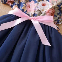 BAESD Print Crepe Fit & Flare Dress image 5