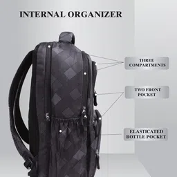 PB Pearlbags Unisex Colourblocked Backpack image 5