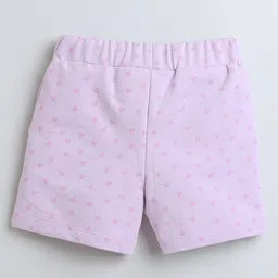 BUMZEE Heart Printed Shorts - Lavender image 3