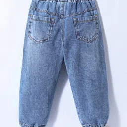 Little Kangaroos Full Length Anti Bacterial Solid Jeans - Blue image 2