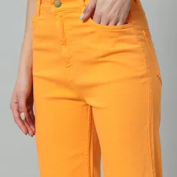 BAESD Women Flared High-Rise Stretchable Jeans image 3