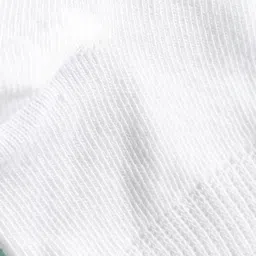 Mustang Cotton Knit Solid Coloured School Socks - White image 3
