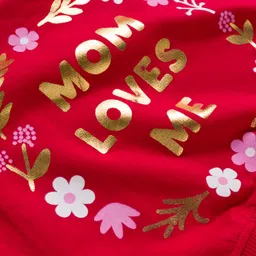 Doodle Poodle 100% Cotton Knit Full Sleeves Sweatshirt With Floral Print - Dark Red image 4