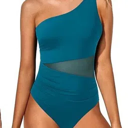 Scarlet Kiss One Shoulder Neck Bodysuit-image-47