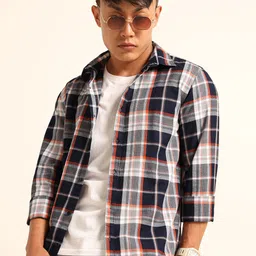 Bushirt Men Classic Checked Casual Shirt-picture-22