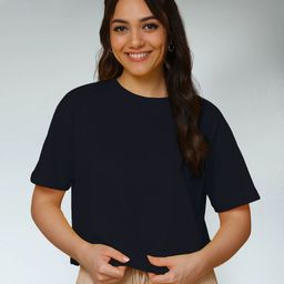 FBAR Women Pack of 2 Solid Pure Cotton Oversized T-shirts-picture-44
