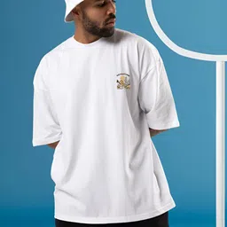 Moda Rapido Men Graphic Printed Oversized T-shirt image 4