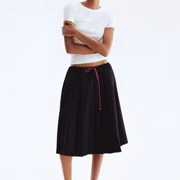 H&M Pleated Drawstring Skirt-picture-45