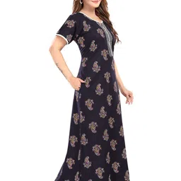 TRUNDZ Printed Maxi Nightdress image 5