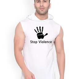 Fashnobic Men Printed Hooded Neck Cotton Gym Vests-image-69