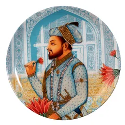Kolorobia Royal Mughal Emperor Shahnahan Inspired Home Decor Wall Plate image 3