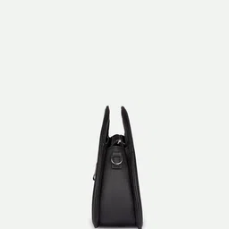 alt by zouk ZOUK Lakshadweep Azure Floral Printed Structured Sling Bag with Applique image 2