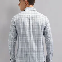 AD By Arvind Men Slim Fit Tartan Checks Checked Casual Shirt image 4