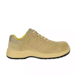 Allen Cooper Composite Toe Safety Shoes Leather Low Ankle PU Sole Size 9 UK/India Camel, AC-1581 image 1