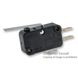 OMRON ELECTRONIC COMPONENTS MICROSWITCH, HINGE LEVER, SPDT 10A 250V, V-10G2-1C24-K-image-2