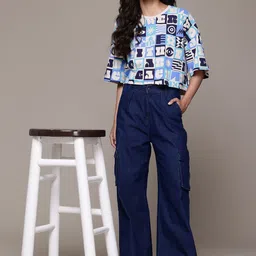 The Roadster Lifestyle Co. Printed Oversized T-shirt image 5