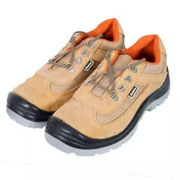 Fortune Steel Toe Safety Shoe Double Density Low Ankle Size UK 10 Beige Model Sporty-10-picture-14