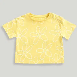 mothercare Girls Floral Printed T-shirt-image-74