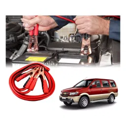 Auto Pearl 1.83 m (6 Ft) 500 A Heavy Duty Anti Tangle Battery Jumper Booster Cables for Chevrolet Tavera (Pack of 2)-picture-27