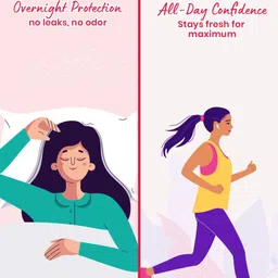 Dryvel Set Of 3 Ultra Long Protection Sanitary Pads With Wider Wings -XXL 8 Pcs Each image 2