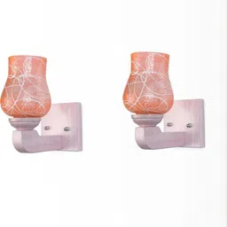 1ST TIME Orange & White Solid Glass Traditional Cylinder Wall Lamps Wall Lamps-picture-23