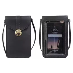 MOMISY Mobile Bag Cellphone Sling Bag Card Holder Wallet Handbag Crossbody multi-function Shoulder Bag for Girls & Women (Black)-picture-12