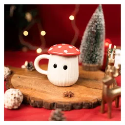 Arte Casa Shroom Sip Mug- Red-picture-19