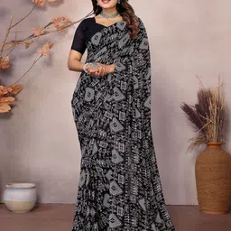 Moda Rapido Printed Poly Georgette Saree-image-24