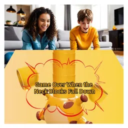 BitFeex Jenga Giraffe toys for Kids | Balance game for kids play with Family | Best Birthday gift image 3