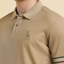Allen Solly Men Printed Polo Collar T-shirt image 4