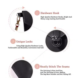 MOMISY Mobile Bag Cellphone Sling Bag Card Holder Wallet Handbag Crossbody multi-function Shoulder Bag for Girls & Women (Black) image 4