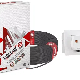 Havells 1 Sq.mm 2 Core Insulated Multicore Industrial Cable Black, 100 m-picture-19