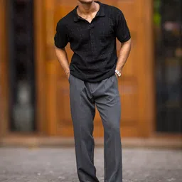 Maniac Men Polo Collar Slim Fit T-shirt image 5