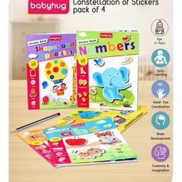Babyhug Constellations of Stickers Pack of 4 - English-image-26