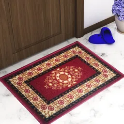Athom Living Premium Anti Skid Doormat Pack of 2 - Maroon-image-51