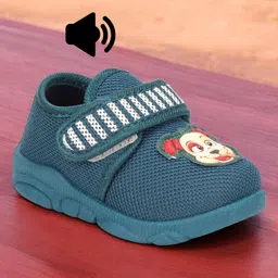 Lil Lollipop Dog Patch Detailed With Velcro Closure Musical Shoes - Green-picture-32