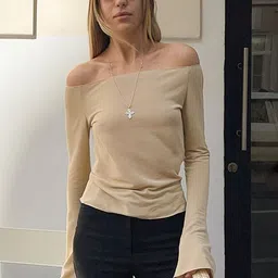 StyleCast x Revolte Off-Shoulder Bell Sleeve Top-picture-52