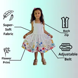 BAESD Floral Print Fit & Flare Dress image 3