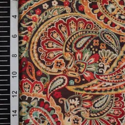 KALINI Paisley Printed Unstitched Dress Material-image-12