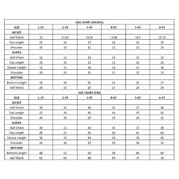 LITTLE COLLARS Organic Cotton Woven Full Sleeves Solid Kurta Pyjama With Floral Printed Jacket Set - Green image 2