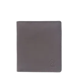 Kara Men Brown Textured Leather Two Fold Wallet image 1