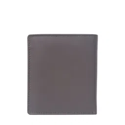 Kara Men Brown Textured Leather Two Fold Wallet image 2