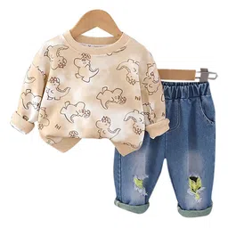StyleCast x Revolte Unisex Kids Printed Top with Pyjamas-picture-49