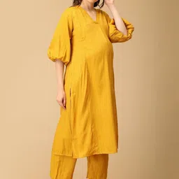 The Mom Store V Neck Tunic & Trousers Maternity Co-Ords Set image 5
