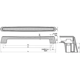 TAKIGEN Cover Handle Zinc Alloy Chrome Plating 55 g, A-178-7-picture-48