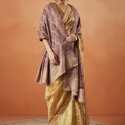 Pashmoda Women Paisley Woven Design Shawl-picture-36