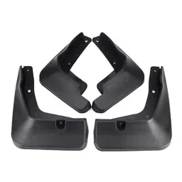 Auto Pearl Mud Flap/Splash Guard ‎ABS Plastic Black Compatible For Honda Jazz Old 2009,2010,2011,2012,2013,2014(T-I) (Set of 4) image 2