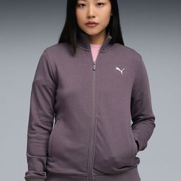Puma Women Essentials Zippered Full-Zip Cotton Jacket-picture-31