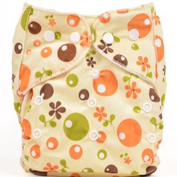 mom's home Moms Home Baby Reusable Cotton Pocket Diaper With 1 Insert Flower - Pack of 1-picture-27